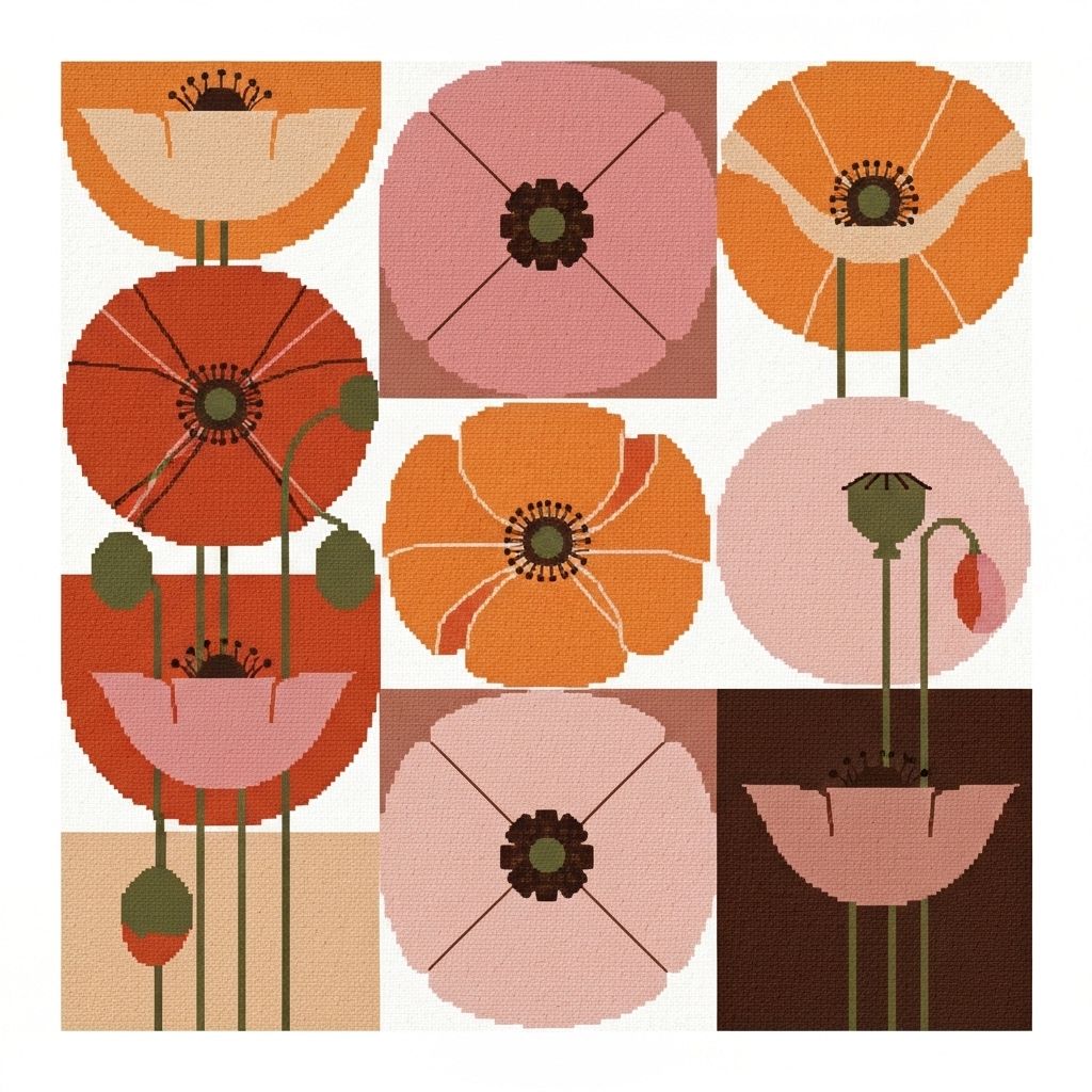 Mod Poppy Garden